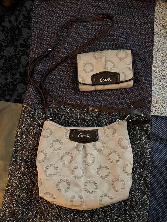 Coach Handbags - Coach Ashley Dotted Op Art Swingpack — F48048
